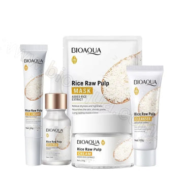 BIOAQUA Pack of 5 Rice Glow & Glowing Skincare Series