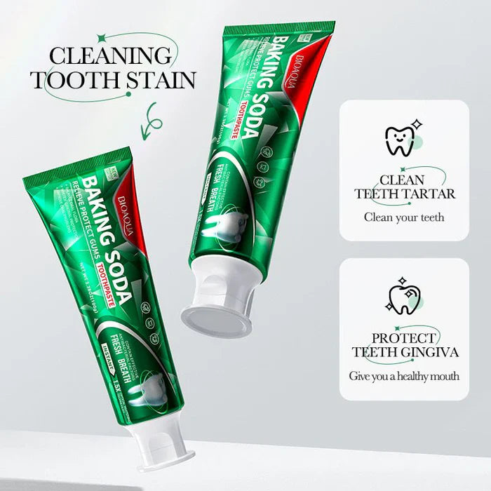 Bioaqua Baking Soda Whitening Relieve Pain & Protect Gums Toothpaste - 100g