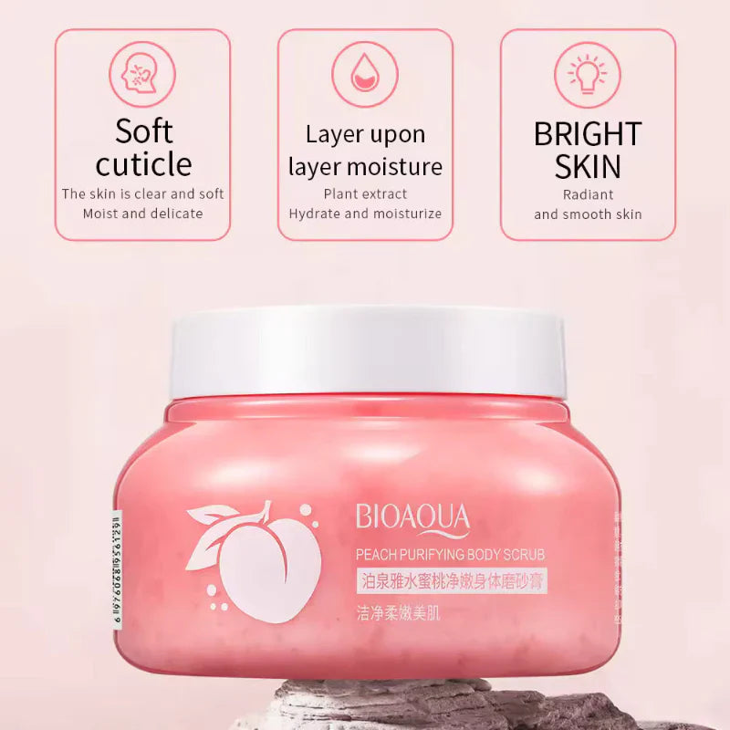 Bioaqua Peach Body Exfoliating Scrub – 250g