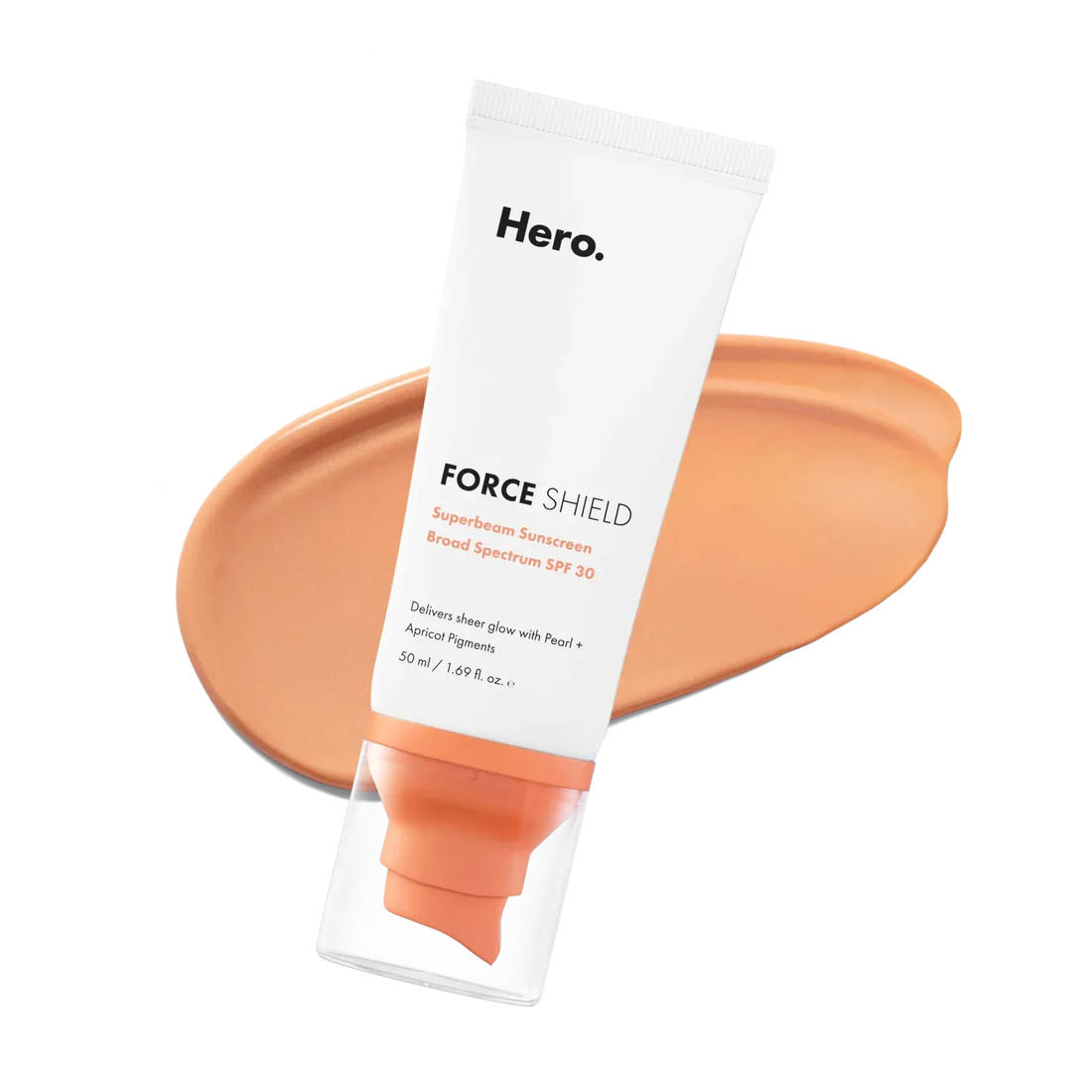 Hero Cosmetics Force Shield Superbeam Sunscreen – Apricot SPF- 30